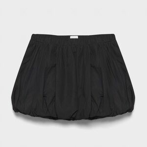 Women's Black Bubble Shorts